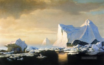  William Kunst - Eisberge in der Arktis William Bradford 1882 Seestück William Bradford